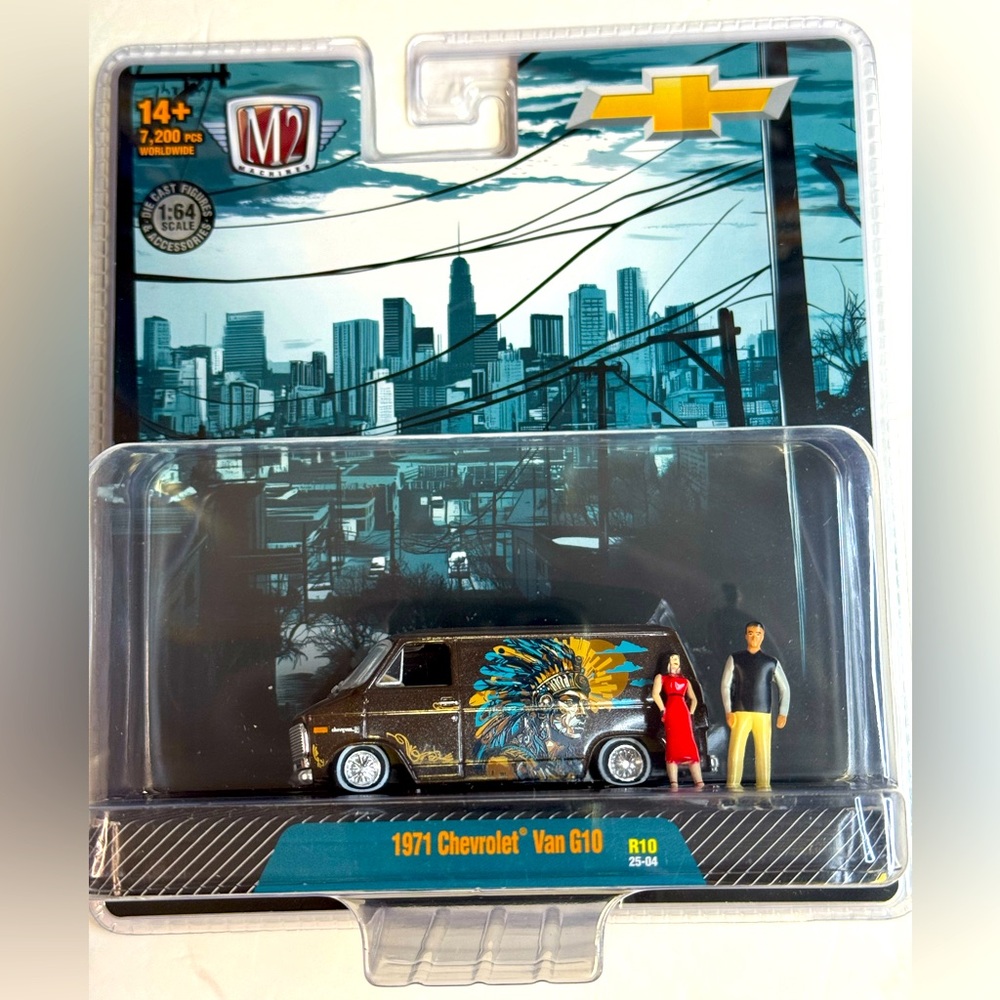 M2 Machines DIORAMA 1971 CHEVROLET VAN G10